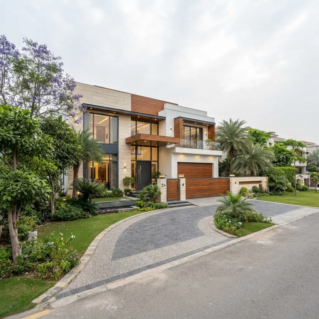 Modern five bedroom residence in DHA Phase II